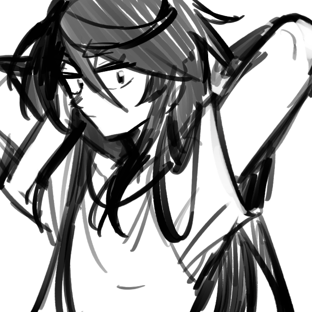 髪長いのめんどいと思ってはいるけど思い切りがなくて切れない