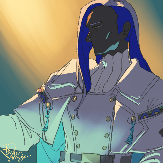 あくまで秩序を守る側らしいので、あまり権威を示すような格好をしない